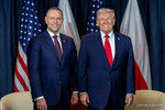 Davos. Presidents of Poland and the United States meet